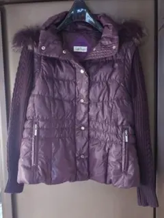 Lapis Rouge 2way ダウンジャケット ベスト フード付き