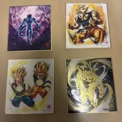 ドラゴンボール 孫悟空VSクリリン ビジュアルコレクション色紙 鳥山明
