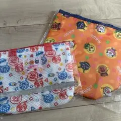 非売品　アンパンマン　保冷バック　メッシュポーチ