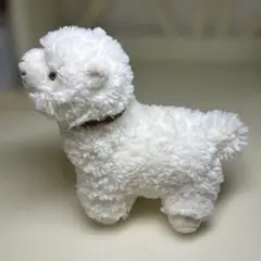 白いアルパカのぬいぐるみ
