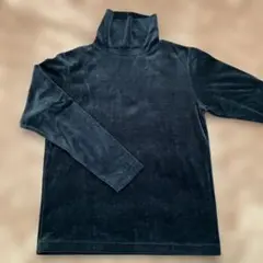 guネイビー　タートルネック 長袖 トップス　M