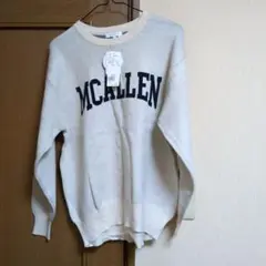 GLOBALWORK　メルティロゴニットPO Mサイズ アイボリー