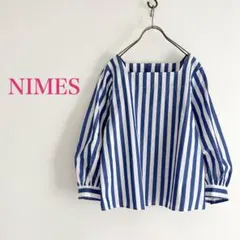 NIMES French Bleu スクエアネックブラウスのサムネイル
