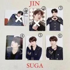 BTS★ミニフォトカード★LOVE YOURSELF★JIN★SUGA★バラ売り