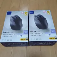 【ジャンク品】ELECOM EX-G 無線マウス 右手専用 Mサイズ 2個セット