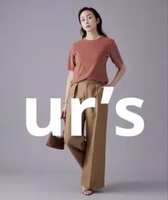 【ur’s 】ベロアハーフスリーブTシャツのサムネイル