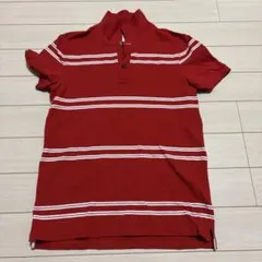 BANANA REPUBLIC ポロシャツ レッド ボーダー M