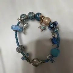Pandora13個のパーツ海洋テーマ ブレスレット