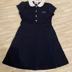 110★parentsdream★ネイビー半袖ワンピース　小学校受験　通塾のサムネイル