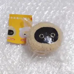 モフサンド　飲茶にゃんおかおぬいぐるみ　ゴマ団子にゃん