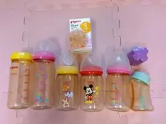 Pigeon 哺乳瓶 6本セット ミッキー柄