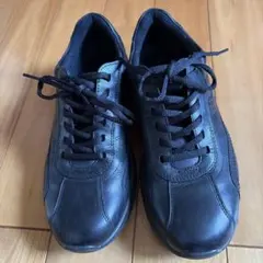 ECCO エコー レザー スニーカー ブラック サイズ40のサムネイル