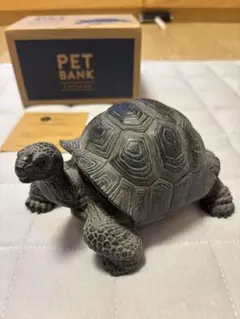 貯金箱 リクガメ ゾウガメ 亀 フィギュア 置物