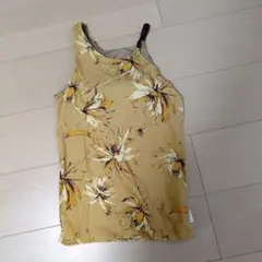 SUKALA 花柄タンクトップ ベージュ