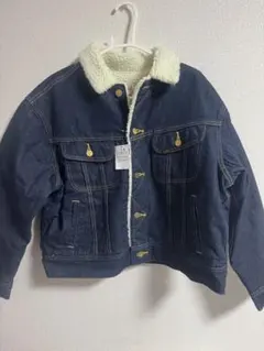 新品☆値下げ可☆デニム ボア襟付きジャケット