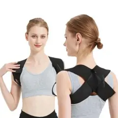 姿勢サポーター 着脱簡単 男女兼用 姿勢ベルト 猫背ベルト 伸縮性
