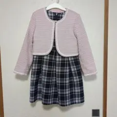 120cm マザウェイズ フォーマル ワンピースジャケットセット