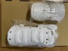 【新品】野球 フットガード＆アームガード セット Lサイズ 白のサムネイル