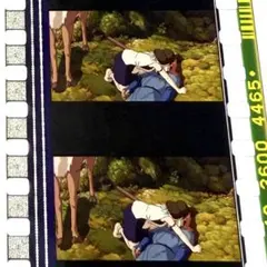 もののけ姫 フィルムブックマーカー ジブリ美術館 スタジオジブリ 25.【もののけ姫】ジブリ美術館フィルムブックマーカー