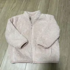 UNIQLOフリース　ピンク アウター 90cm
