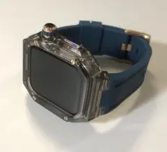 bcn★アップルウォッチ　ラバーベルト カバー　Apple Watchバンド