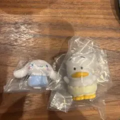 新品 サンリオキャラクターズ かぼちゃぱんつフィギュア 2点 シナモン　ペックル