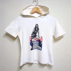 ★日本製 BETTY'S BLUE Y2K フードプリント Tシャツ カットソーのサムネイル