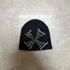 ASK YOURSELF アスクユアセルフクロスビーニー 帽子キャップ - メルカリ