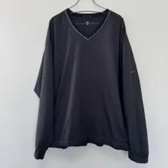 NIKE GOLF ナイキ ゴルフ / Vネック ナイロン プルオーバー M 黒