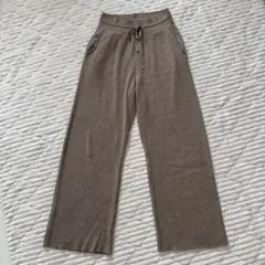 ウォッシャブルニット リブパンツ ユニクロ Lサイズ