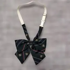 EASTBOYダークグリーン ストライプ リボン