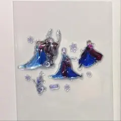 アナと雪の女王　3D立体シール　おすそわけ