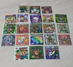 て*ー様 【匿名配送】ビックリマン 14枚 + シンクロX 7枚 シール まとめ