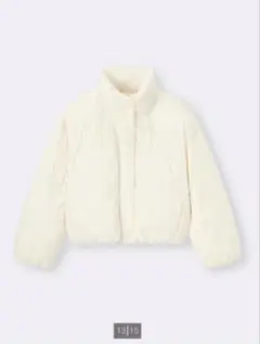 【М】未使用GU ウォームパデッドクロップドブルゾン