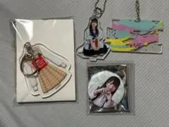 ≠ME 川口夏音 アクリルキーホルダー 缶バッジ 3点セット