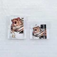 鬼滅の刃　webshopくじ　煉獄杏寿郎　チェキ風ブロマイド　ステッカーセット