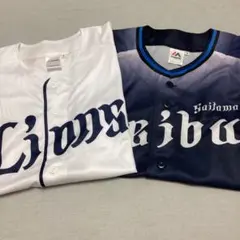 【Sサイズ2枚セット】埼玉西武ライオンズ ホーム&ビジターユニフォームのサムネイル