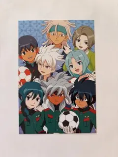 〈イナズマイレブン〉ポストカード　オーガ　ゴー　ダンボール戦記