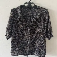 SUREVE シュレーヴ 花柄開襟シャツ ブラウス