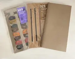 トラベラーズノート　リペアキット・連結バンド・無地ノート　レギュラーサイズ