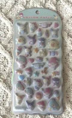 ♡ 산리오 キャラクターズ♡コットンパフィシールSanrio