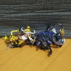 一番くじ ワンピース 百獣海賊団～飛び六胞～ Ｇ賞4個セット メタリック