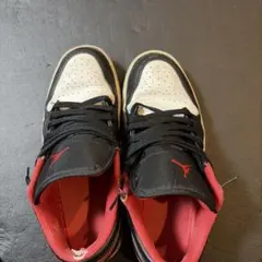 NIKE Jordan スニーカー ブラック ホワイト レッド