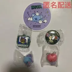 BT21 缶バッジ・ラバーマスコット・フィギュア・シール くら寿司 コラボ