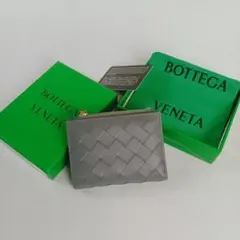 BOTTEGA VENETA 二つ折り財布 グレー 美品 bv3のサムネイル