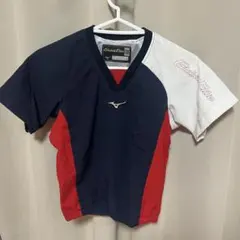MIZUNO ミズノ グローバルエリート 130 野球 Vジャン 半袖 練習着