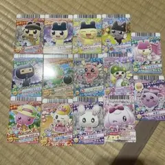 16枚　たまごっちリズムカード　アドレスカード　まめっち　ラブリン　たまこ姫