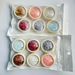 ラメグリッター 6色 12個 キラキラ ラメグリッター ラメパウダー ネイル