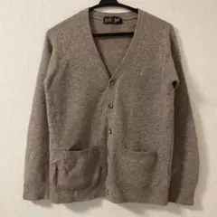EAST BOY ココアミルク色　Vネックカーディガン　9号(M)