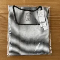 GLOBAL WORK Beauteeスクエアタンク　ボーダー　M